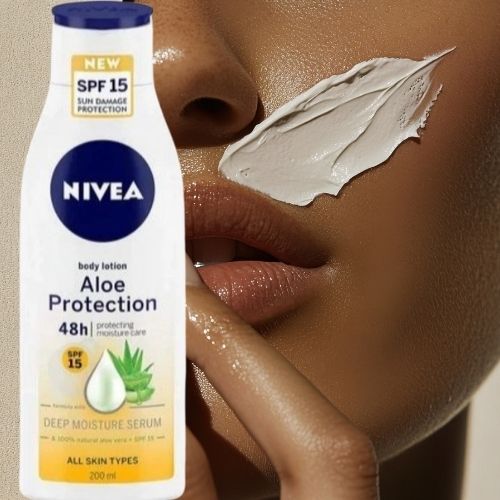 NIVEA ALOE PROTECTION SPF 15 SUMMER BODY LOTION 200 ML