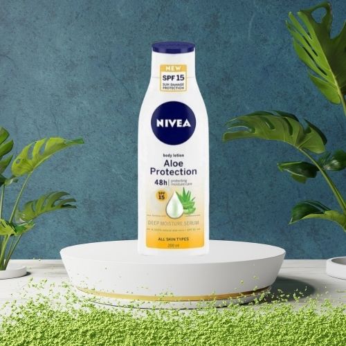 NIVEA ALOE PROTECTION SPF 15 SUMMER BODY LOTION 200 ML - Image 3