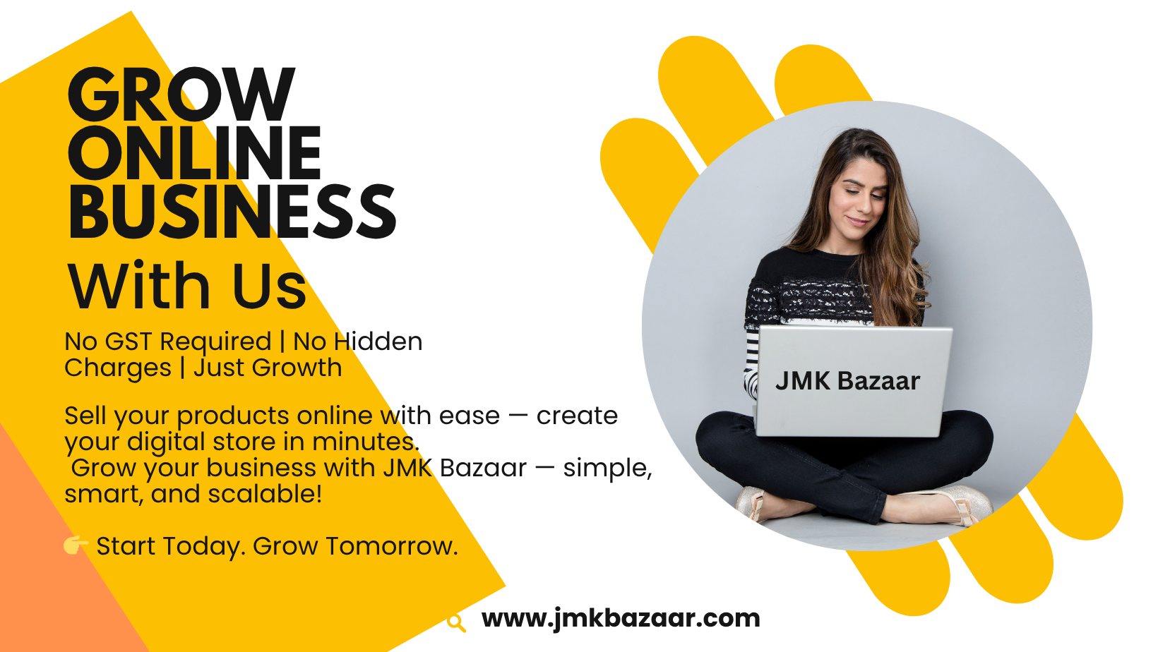 Yellow Online Business Facebook Cover